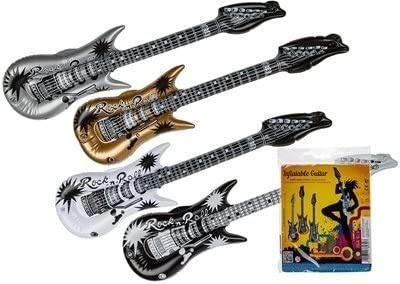 Toyland® Inflatable Guitar - 4 Assorted Colours - 1 Chosen At Random