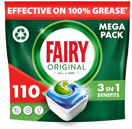Fairy Tablette de lavage automatique tout-en-un 110CT