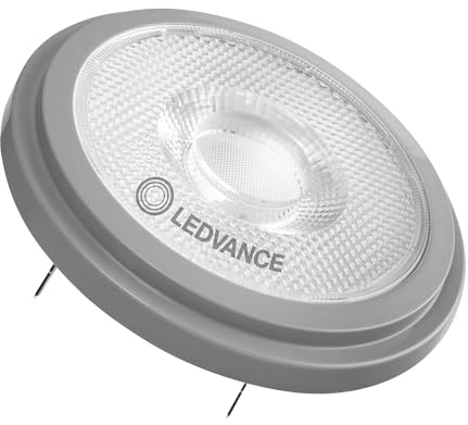 Ledvance Superior Spot LED Réflecteur G53 AR111 11.7W 800lm 40D - 927 Blanc Très Chaud | Meilleur rendu des couleurs - Dimmable - Équivalent 75W