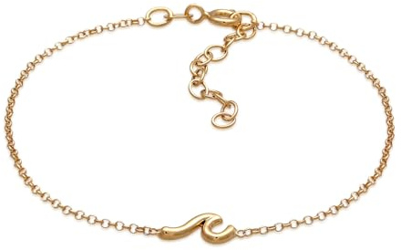Elli Armband Damen 925 Silber Silberarmband mit Wellensymbol Schmuck