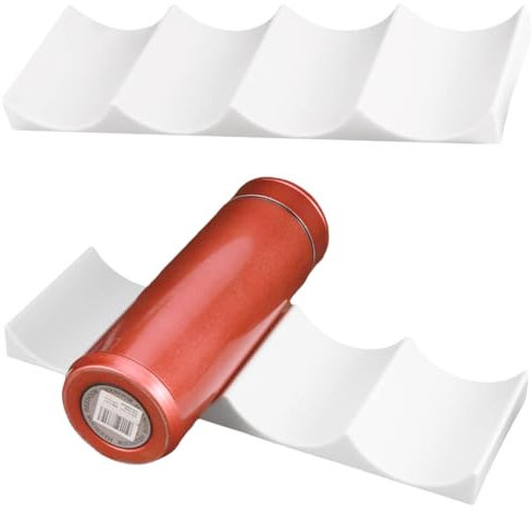 JEYORZY Kühlschrank Flaschenablage Flaschenhalter Regal, 1 Stück Weiß Flaschenhalter Kühlschrank, Kühlschrank Getränke Organizer, Kühlschrank Organizer Flaschen Für Tisch Pantry Cabinet Bier Halter