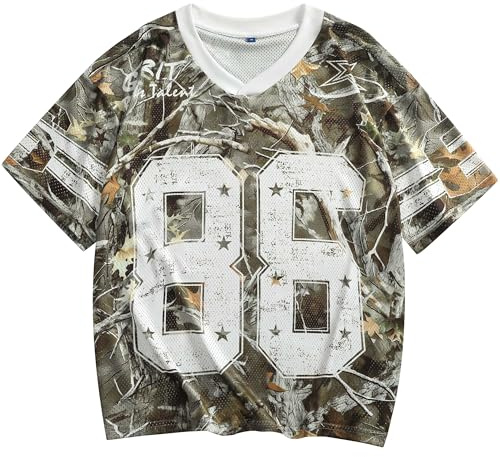 Zaitun Herr jersey Y2k grafik vintage t-shirt fotboll tröja överdimensionerad v-ringad kortärmad sportskjorta sommar casual streetwear toppar