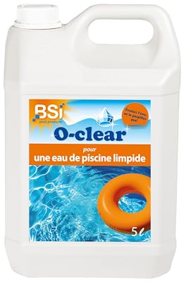 BSI - Crital Clear - Clarifiant - Liquide - Pour Une Eau Claire - Brillante Et Transparente - Spécial Piscine - 5L