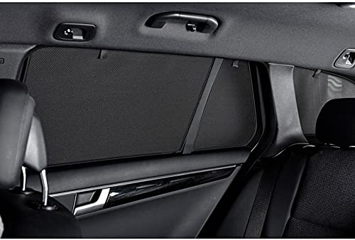 Satz Car Shades kompatibel mit Audi A6 C8 Avant 2018- (6-teilig), Black