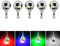 LED Angeln Licht Angelköder Licht, 5 Stück LED Unterwasser Angellicht Augenförmige Nachtlampe Strobe Blinklicht Lure Attractor Lure Bait Tool