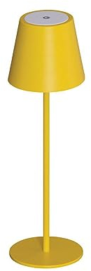famlights Led Akku Tischlampe Gelb stufenlos dimmbar IP54 - Tischlampe Esstisch 3000k,Led Stehlampe batteriebetrieben 369mm, Nachttisch Lampe nachttisch lampe kabellos, Led Tischleuchte kabellos