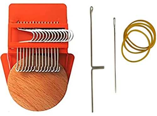 Mini Telaio da Rammendo Speedweve Type Weave Tool, Kit Piccolo Telaio per Tessitura per Principianti, Riparazione Rapida di Jeans, Riparazione di Fori, Tessitura Fai da Te