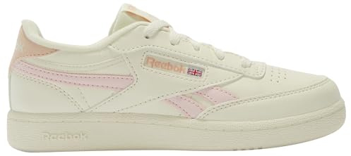 Reebok Club C Revenge, Scarpe da Ginnastica Unisex - Bambini e Ragazzi, Chalk/FROSTEDBERRY/BLEACHEDPEACH, 35 EU