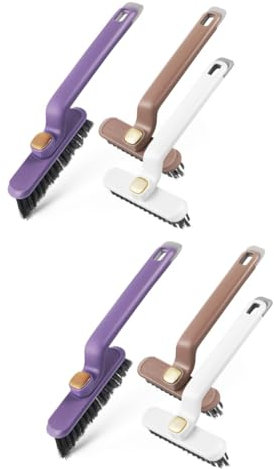 Amosfun 6 Pz Spazzola Rotante Per La Pulizia Spazzola Per La Pulizia Detergente Per Fughe Per Piastrelle Doccia Spazzola Per Fughe Per Doccia Spazzolino Per La Pulizia Plastica