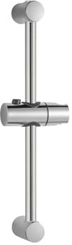 OFFO Saliscendi Doccia 53 cm,Asta Doccia a Parete,Distanza Regolabile da 22 a 50 cm,con Sali Scendi per Doccia,Asta Doccia Saliscendi di Ricambio,Cromo