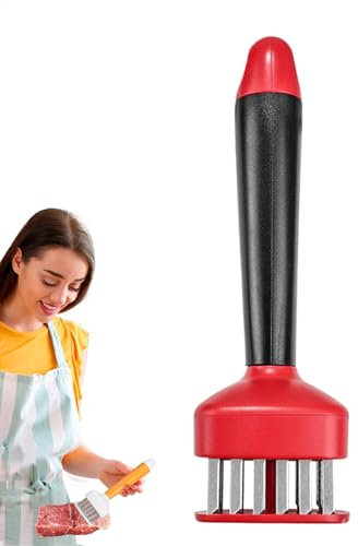 Ynnhik Ago batticarne in acciaio inox, pinzatrice per carne in acciaio inox, con 24 aghi in acciaio inox, per grigliare