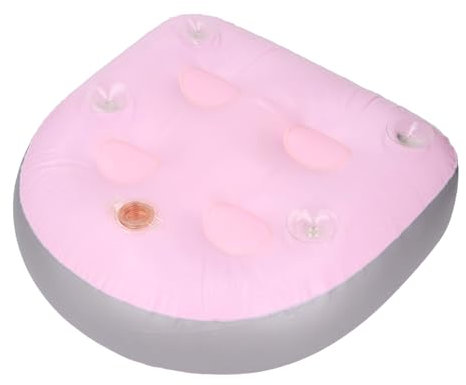 Asiento Elevador Inflable para Bañera de Hidromasaje, Cojín de Asiento Elevador para Bañera de Hidromasaje con Ventosas Antideslizantes, Asiento Elevador de SPA para Bañera de