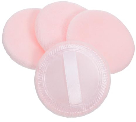 TOVINANNA Soffio Di Polvere Rotondo Piumino Cipria 2.24 Pollici Spugna Trucco Viso Morbido Non Fluorescente Puff Applicatore Fondotinta Viaggio Casa