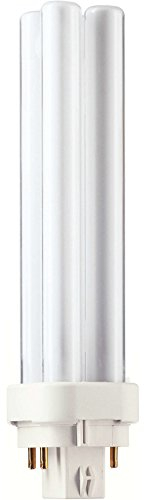 Philips Master PL-C XTRA 4 Pin 18 W G24q A Warm White Fluorescent Bulb – Fluorescent Bulbs (18 W, Pin, 4P, G24q, 1200 lm, warm white)