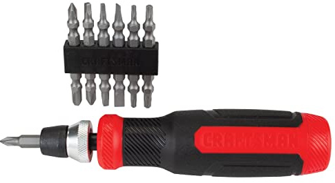 CRAFTSMAN Multi-Bit Screwdriver Set, 12 Bits with Quick Load Locking System (CMHT68003)