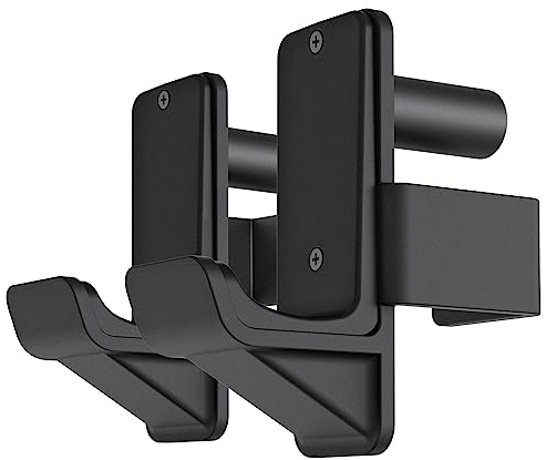 Kipika J-Haken für 5,1 x 5,1 cm Power Rack mit 2,5 cm Loch – Boden verstärkte Stahlhaken mit Gummi-Pads – robuste Power Rack Aufsätze – Kniebeugenständer Zubehör für Krafttraining – 2er Set.
