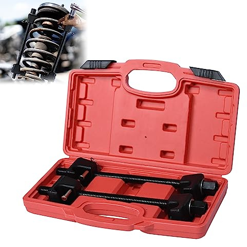LARS360 Set di 2 tenditori a molla professionali per auto, con valigetta, 300 mm, tuning, set di molle, larghezza massima 260 mm