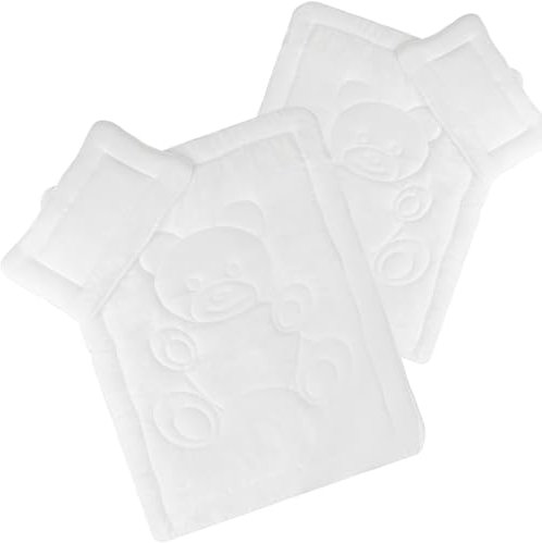 NYVI Kinderbetten Set Junior Plus 4-teilig - Kinderbettdecke 100x135 cm und Kopfkissen 40x60 cm - Kindersteppbett und Kissen - Bettdecken Set Kinder Baby - Schadstoffgeprüft nach Öko-Tex 100