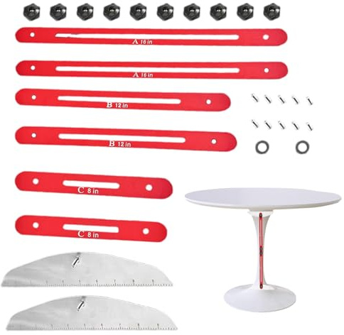 Herramienta de trazado de estante, medidor de huella de escalera | Herramienta de medición de escaleras con plantilla para escaleras | Medidor de materiales de aleación de aluminio de 8 a 60 pulgadas