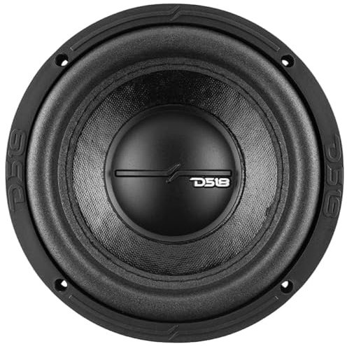 KIT SET PER DS 18 ZR6.2D subwoofer da 16,5 cm 165 mm 6,5, 300 watt rms e 600 watt max, doppia bobina 2 + 2 ohm, sensibilità 82 db spl, per auto, 1 pezzo