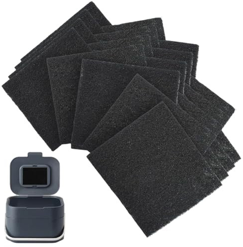 20 Pcs Odour Filter for Joseph Joseph Bin, Food Waste Bin Odour Filter Kitchen Compost Bin Food Waste Caddy Compatible with Joseph Joseph Food Waste Caddy