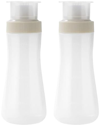 Contenitori di condimento da 2 pezzi, shaker di zucchero a velo da 350 ml con coperchio, bottiglia di spremitura in plastica per cacao setaccio, polvere di cannella, zucchero, shaker in polvere di ca