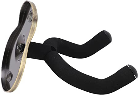 Yinhing Gitarrväggfäste, tillgänglig i 4 färger kompatibel med olika musikinstrument för vardagsrum, studio, kontor eller utställning (Champagne Gold)