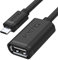 UNITEK Câble micro USB OTG - Adaptateur USB femelle vers micro USB On-The-Go pour smartphones, tablettes - 480 Mbps, 20 cm de long, noir - Compatible avec Samsung Galaxy S6, S7 Edge, Tab 3, Huawei