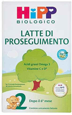 HiPP Integratore Alimentare Biologico 2 Latte Di Proseguimento 6m+ In Polvere, color Standard, 600 g