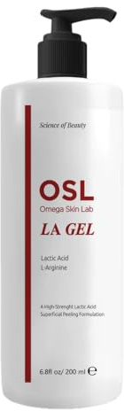 OSL Omega Skin Laboratories La Gel – Sanftes Körperpeeling und Gesichtspeeling, Körperpeeling für Zellregeneration und Keratosis Pilaris