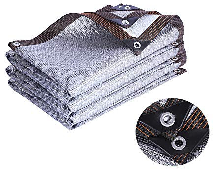 Rete riflettente in lamina di alluminio per serra tetto casa in vetro oltre il 95% tasso di parasole perfetto per terrazza rettangolare Sun Mesh