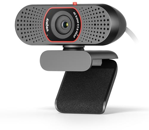wegear 4K Webcam for PC, USB-A Computer Camera with Sony 1/2.55'' Sensor