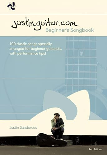 Justinguitar.com Beginner's Songbook: 2nd Edition | Guitar Sheet Music for Beginners | 100 Classic Songs with Chords, Lyrics and Tuition Notes | Music Teacher Resource | Spiral Bound