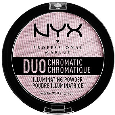NYX Professional Makeup Duo Chromatic Illuminating Powder Highlighter- Lavender Steel, 0.021 kg