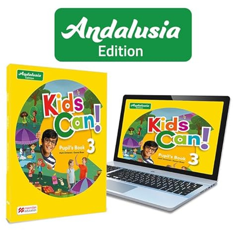 KIDS CAN! Andalucia 3 Pupil's Book: libro de texto de inglés impreso con acceso a la versión digital