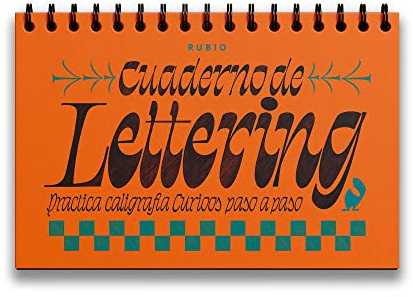 Cuaderno de lettering. Practica caligrafía Curioos | RUBIO lettering