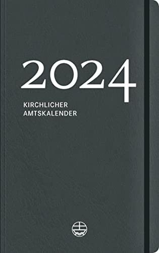 Calendario oficial de la iglesia 2024 – Gris: calendario de bolsillo para el año de la iglesia evangélica. Calendario cristiano con soluciones de Herrnhuter 2024, frase semanal, texto de sermón