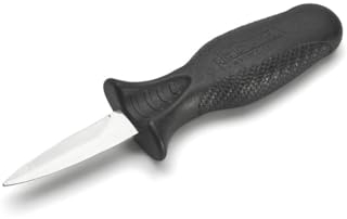 De Buyer Coltello ostriche con Lama in Acciaio Inox, Lunghezza cm 15.7, 4683.00, Inossidabile, Nero