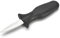 De Buyer - Lancette à huîtres, lame inox - 15.7 x 4.5 x 2 cm -, Noir et Gris