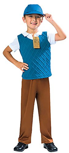 Evacuee Boy Costume - Age 7-8 Years