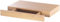 Carlo Milano verstecktes Regal: Wandregal mit versteckter Schublade, 40 x 5 x 25 cm, Nussbaum-Optik (Holzregal, Regal mit versteckter Schublade, Geheimversteck)