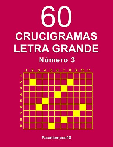 60 Crucigramas Letra Grande - N. 3: Volume 3