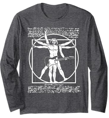 Regalo di chitarra divertente per chitarristi, Chitarra Maglia a Manica