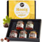 Gepp's Feinkost Mini Honig Set I 5 Sorten Gourmet Honig aus Griechenland I Geschenkset I 5x50g Probierset I Geschenkidee mit Sorten wie Pinienhonig, Choco Bee als Brotaufstrich