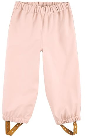 Sterntaler Regenhose ungefüttert Uni - Kinder Regenhose wasserdicht - Mädchen Matsch- und Buddelhose ohne Latz mit verschweißten Nähten - robuste Regenbekleidung - zartrosa, Größe 110
