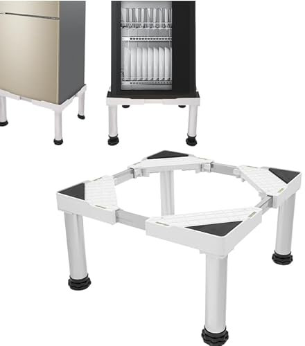 Waschmaschine Sockel Untergestell Für Waschwaschine Kühlschrank Und Trockner Verstellbare Waschmaschinensockel Mit Rutschfester Stoßdämpfungsfunktion
