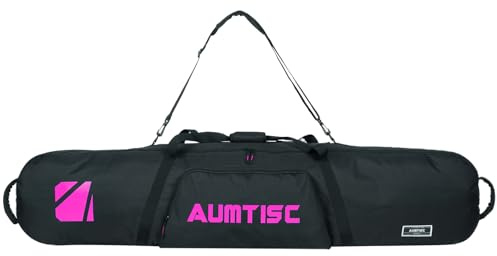 AUMTISC Bolsas de snowboard, bolsas de tabla, bolsa de esquí, almacenamiento de snowboard, bolsa de viaje acolchada para equipo de esquí, bolsa de viaje larga