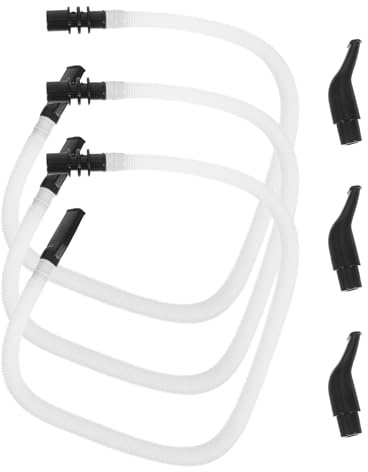 Milisten Accesorios Ligeros de Plástico para Melódica Tubos Flexibles Juego de 3 Boquilla Reemplazable para Instrumentos Musicales en Clases de Música y Escuelas