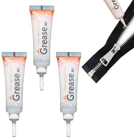 YAYNO 3 Pezzi Zipper Lubricant Snap and Zipper Lubricant Snap Lube Stick Tube Lubrificante Per Cerniere Lubrificante per Cerniere Lampo e Bottoni Automatici Zip Cera Adatto per Borse, Abbigliamento