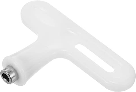 PATIKIL Acier Piste Pointes Clé, Sport Chaussure Pointes Remplacement Outil T Type Clé Nail Puller for Track and Field Spikes Shoes, White